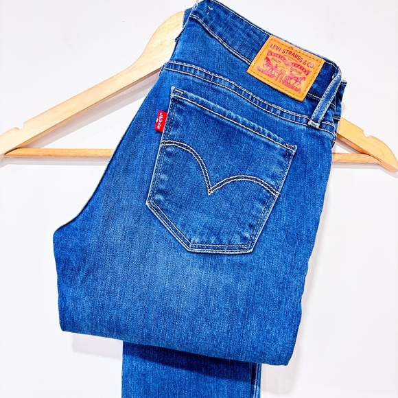 LEVI'S 711 Blue skinny jeans - Picture 6 of 10